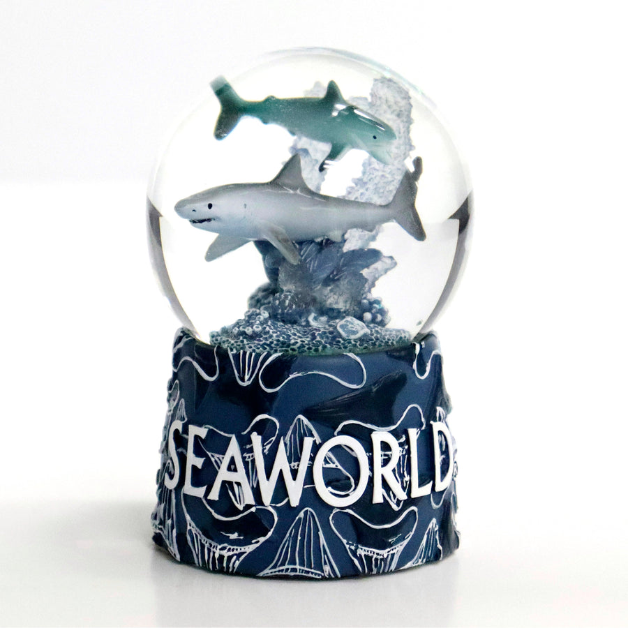 SeaWorld Shark Tooth 65mm Water Globe