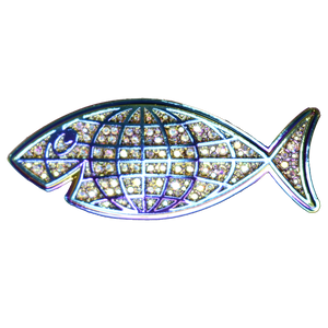 SeaWorld 60th Anniversary Rainbow Fish Pin