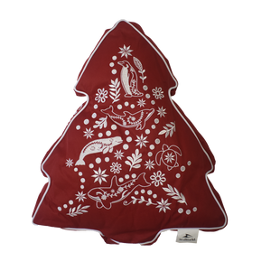 Nordic Christmas Tree Advent Pillow