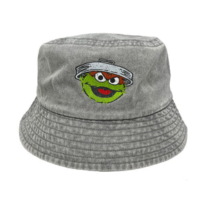 Sesame Street Oscar Mineral Wash Adult Bucket Hat