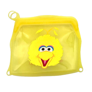 Sesame Street Big Bird Small Reusable Silicone Bag
