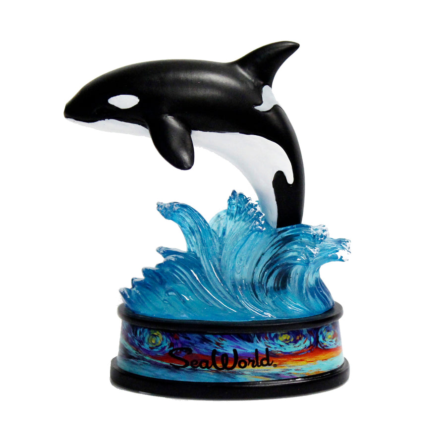 SeaWorld Orca Painter Small Figurine