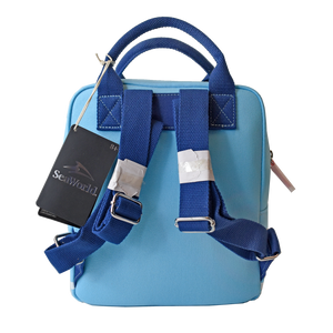 SeaWorld's Clyde & Seamore Loungefly Backpack back