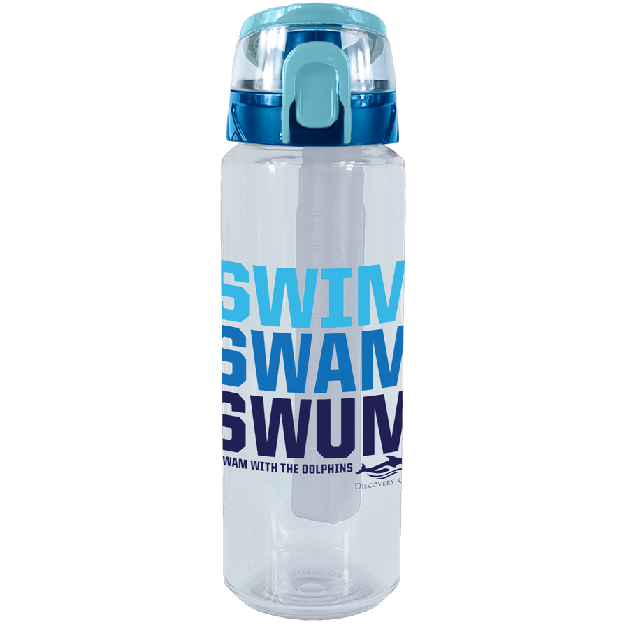 Discovery Cove Swim Swam Swum Logo Bottle 32 Oz