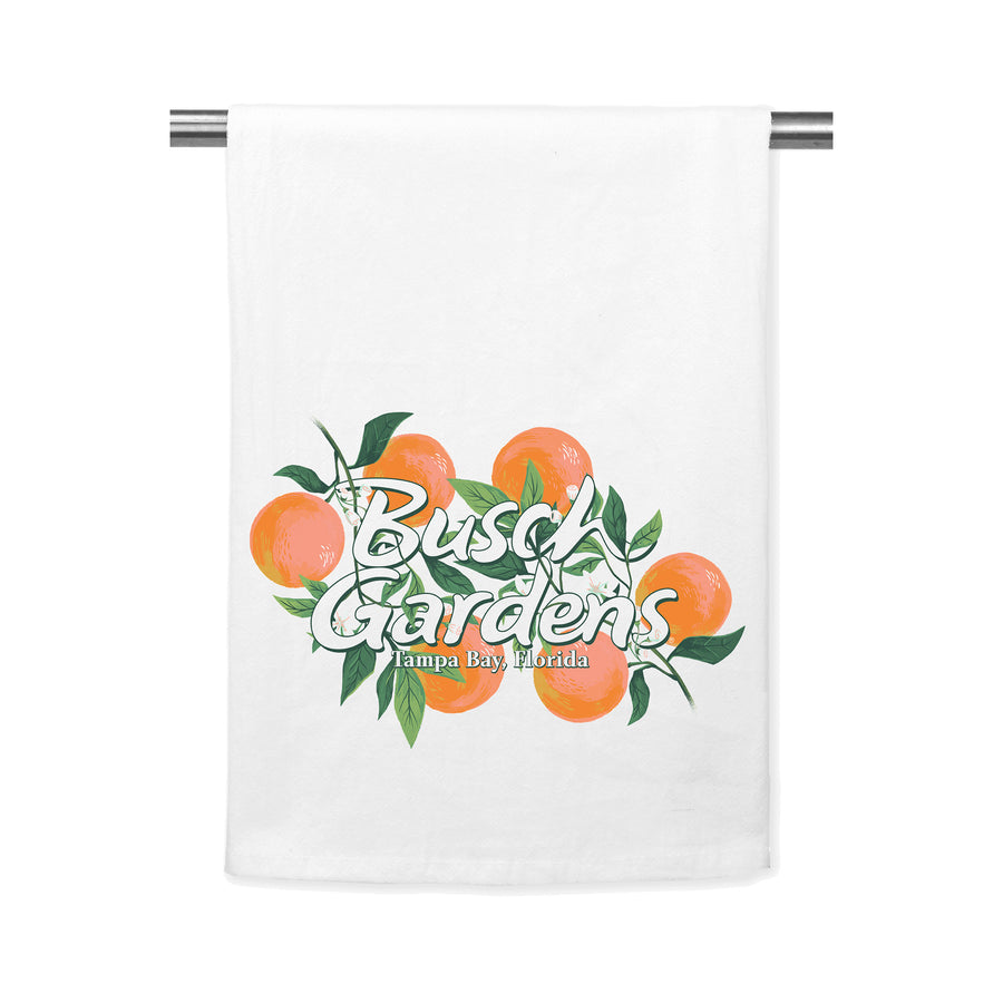 Busch Gardens Tampa Orange Blossom Tea Towel