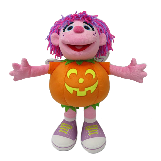 Sesame Street Abby Cadabby Pumpkin Plush 15"
