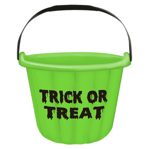 Trick or Treat Halloween Bucket Turtle - Green
